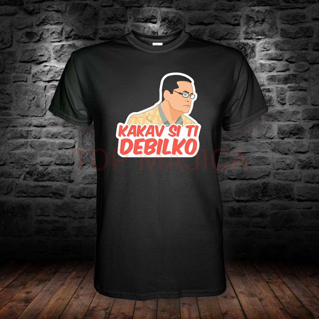 Drzavni Posao - Kakav si ti debilko - Majica crna drzavni posao kakav si ti debilko crna majica