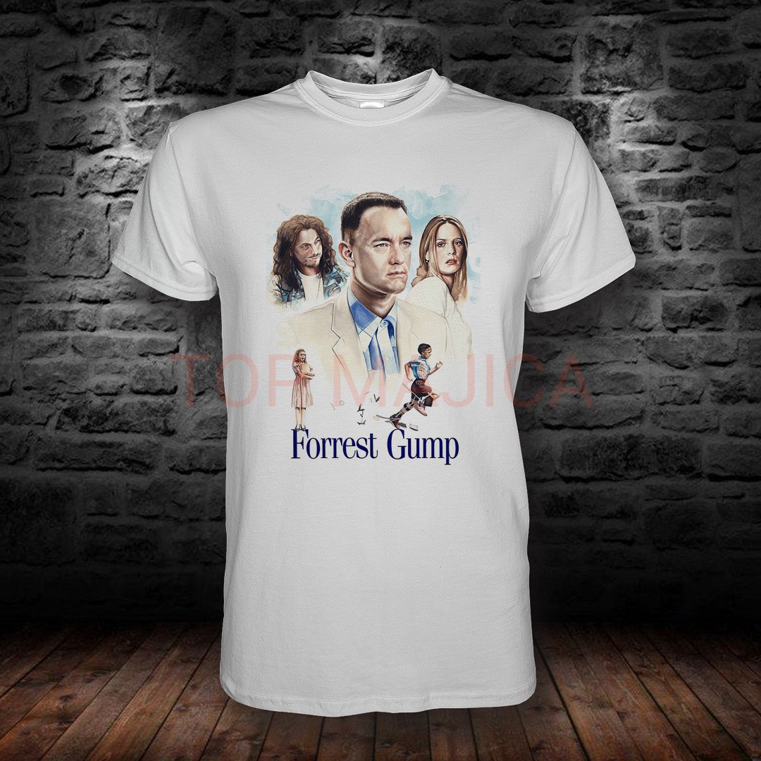 forrest gump Forest Gamp - Majica bela forrest gump