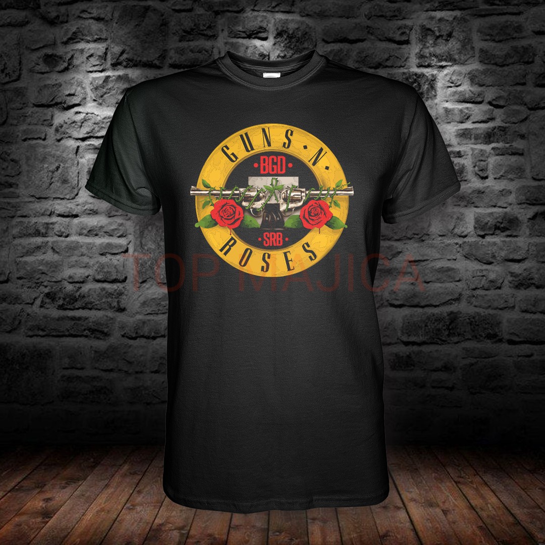 Guns N Roses - Beograd Srbija majica guns n rosses srbija beograd