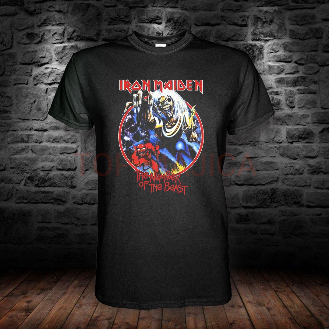 Iron Maiden the number of the beast majica crna iron maiden the number of the beast