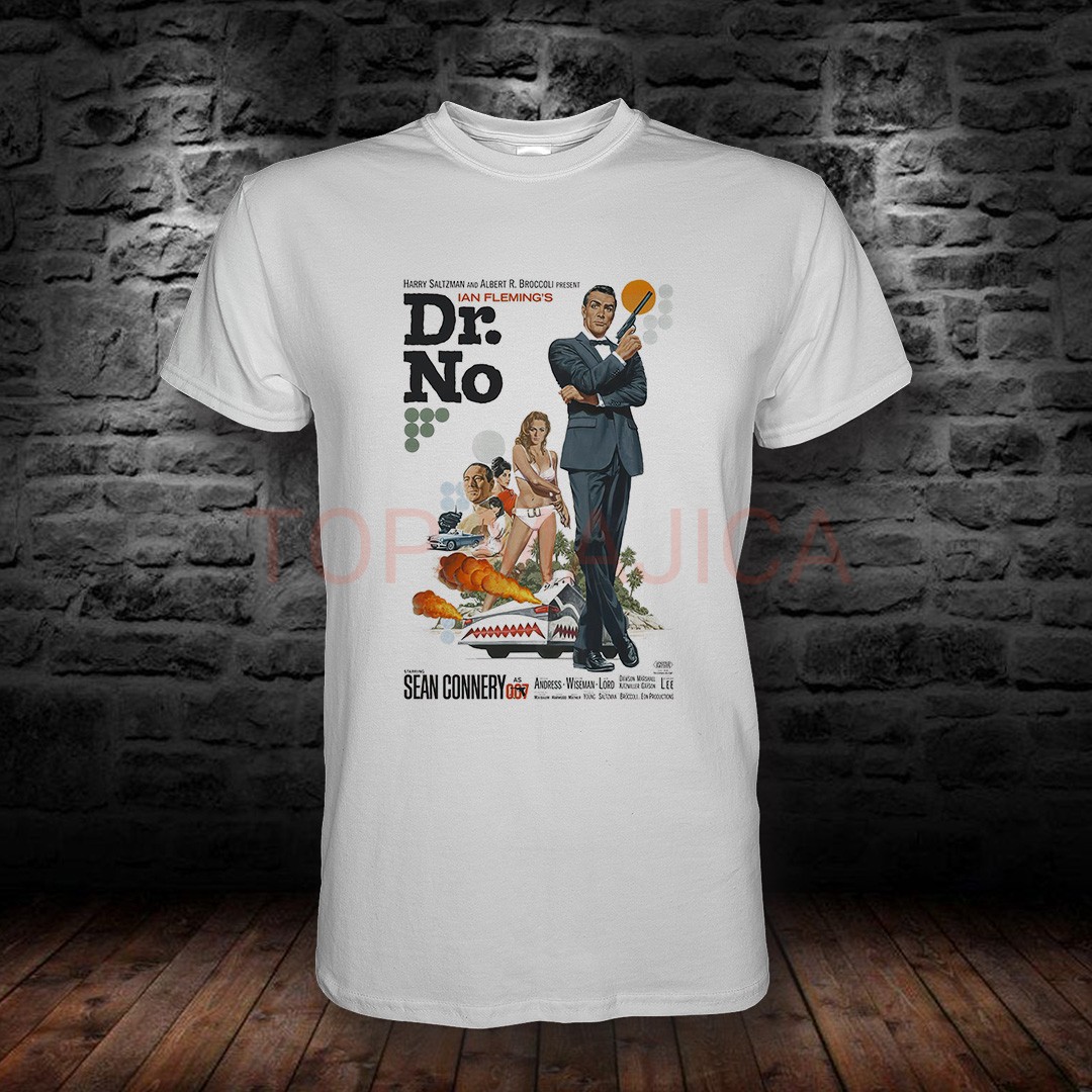 james bond top majica James Bond Dr. No - Majica bela james bond top majica