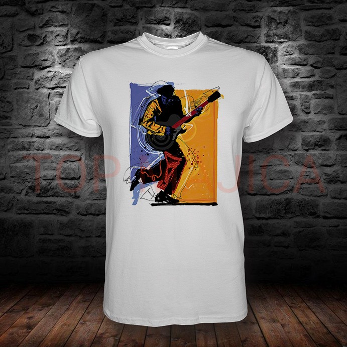 jazz gitarista bela Jazz gitarista - Majica jazz gitarista bela