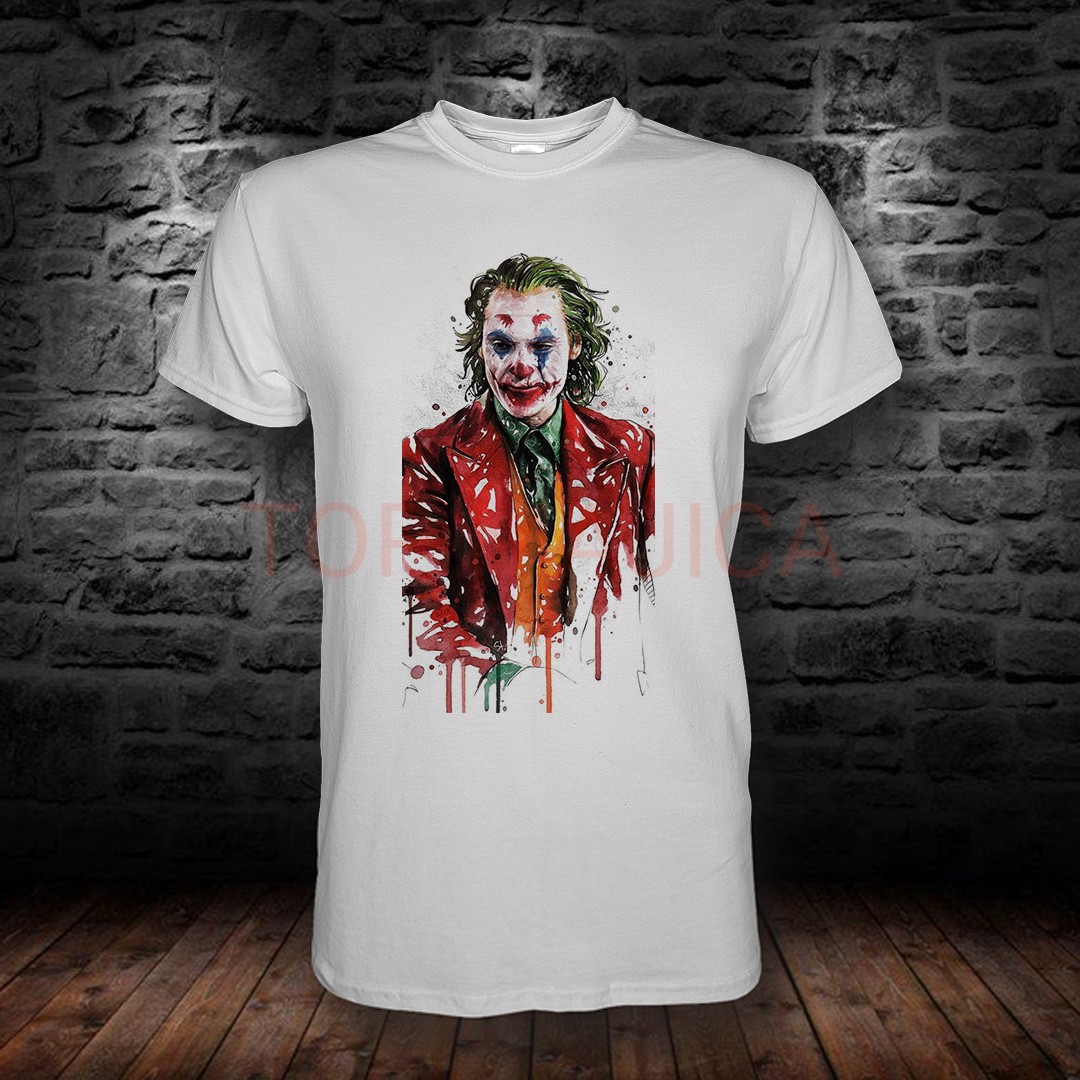 joker bela Joker art - Majica bela joker bela