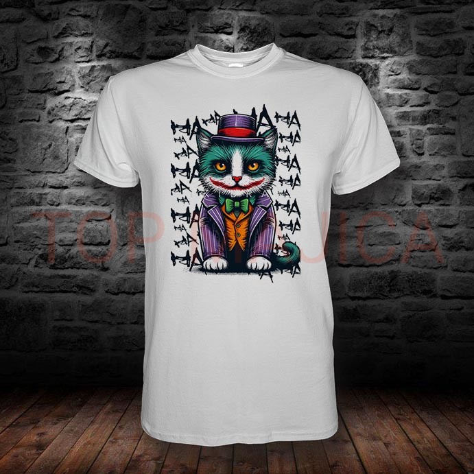 joker cat majica Joker Cat - Majica bela joker cat majica