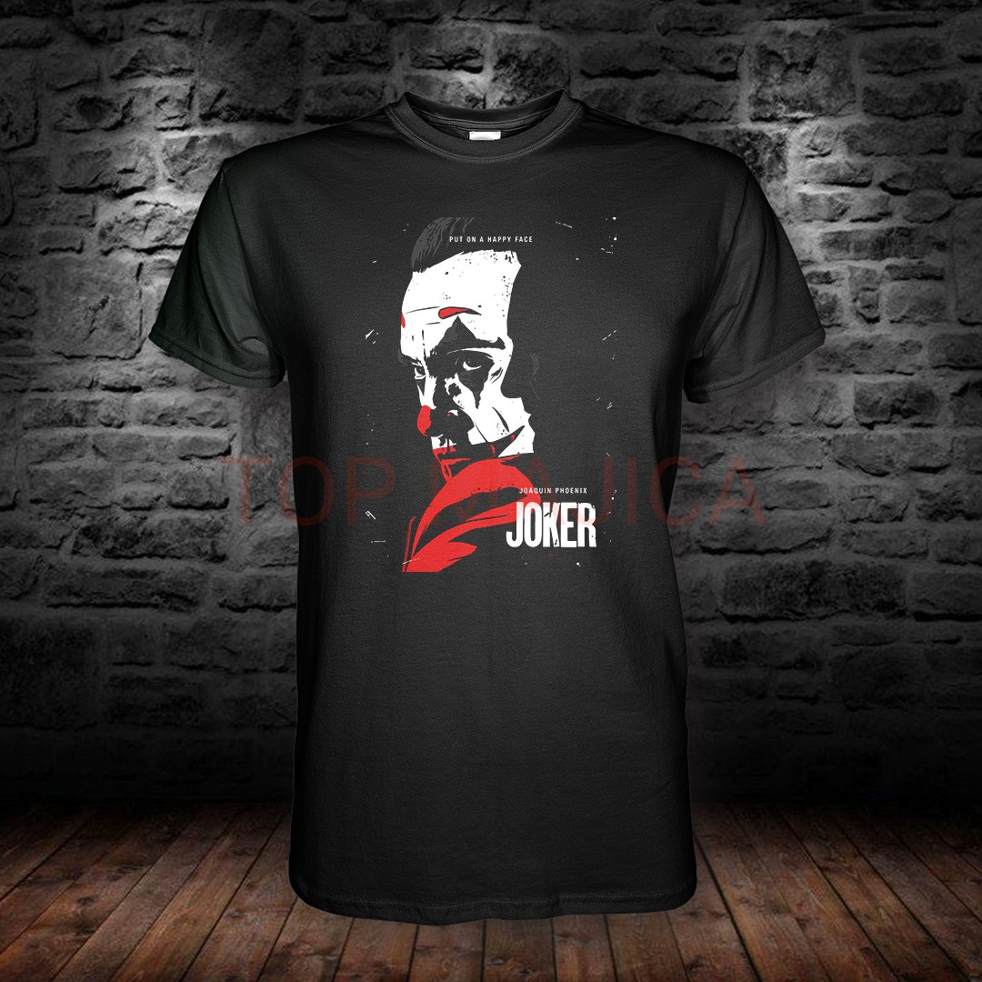 joker put smile blk Joker put smile - Majica crna joker put smile blk
