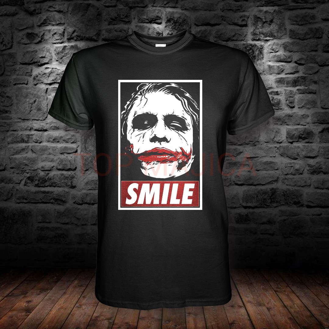 joker smile crna Joker smile - majica crna joker smile crna