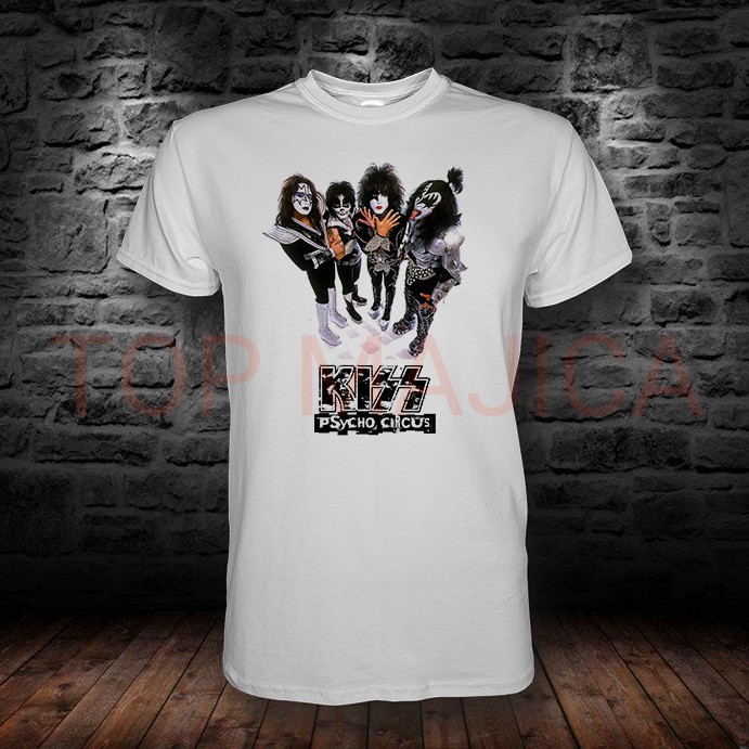 kiss psycho circus majica KISS psycho majica bela kiss psycho circus majica