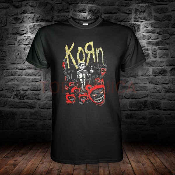 Korn top majica crna
