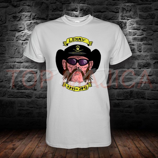 Lemmy Kilmister Motorhead majica bela lemmy bela