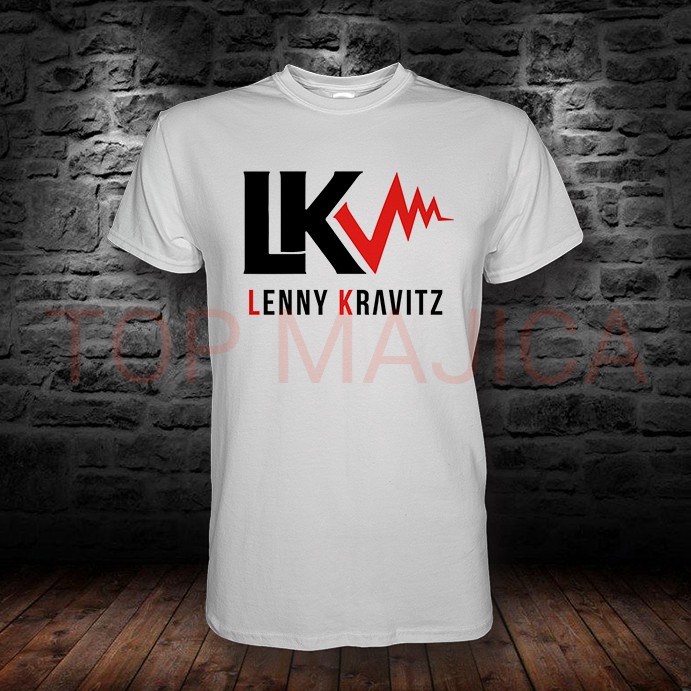 Lenny Kravitz majica bela lenny kravitz majica