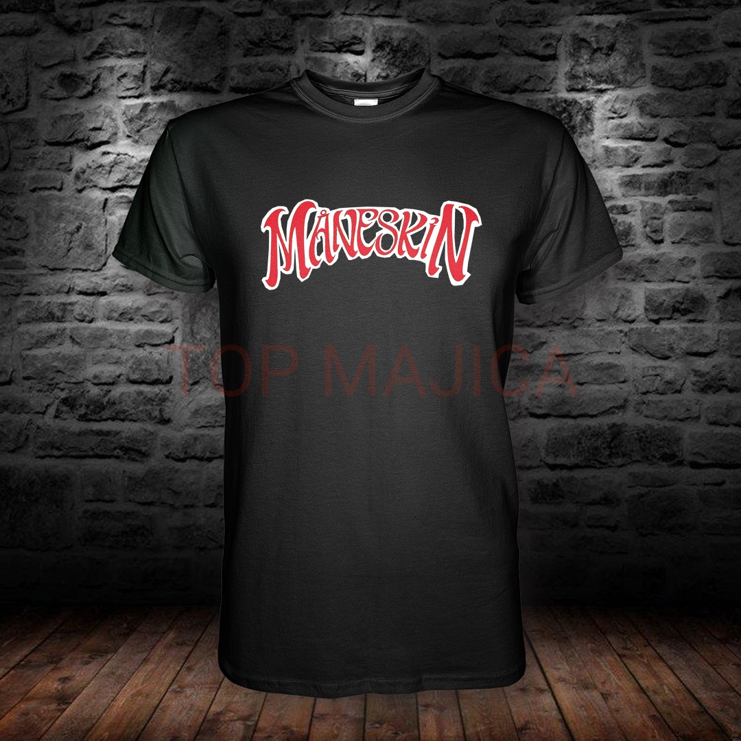 Maneskin majica crna maneskin blk