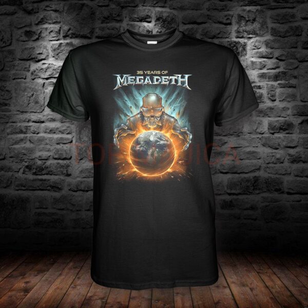 Megadeth 35 years of megadeth - Majica crna
