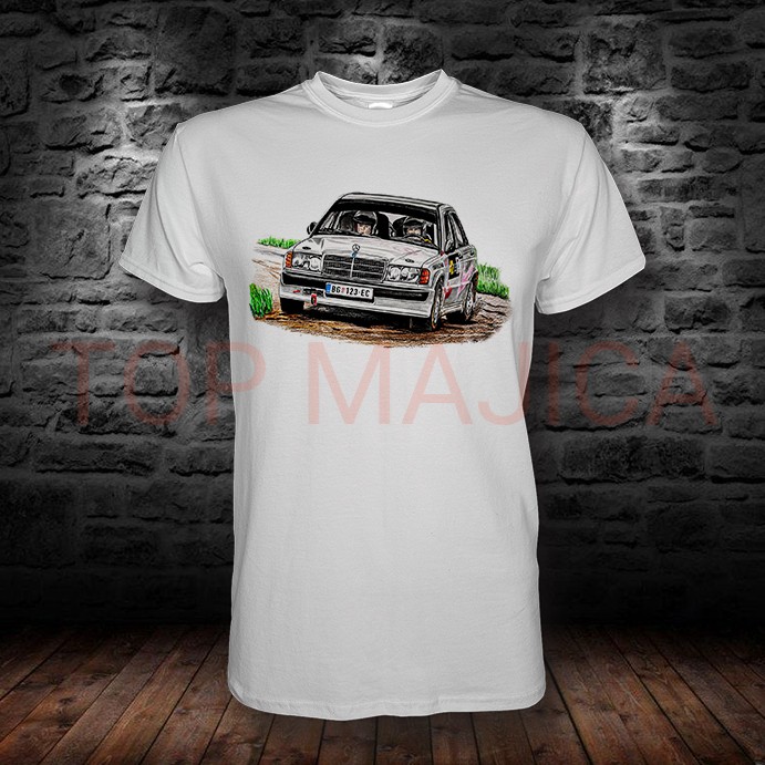 mercedes art top majica Mercedes art - Majica bela mercedes art top majica