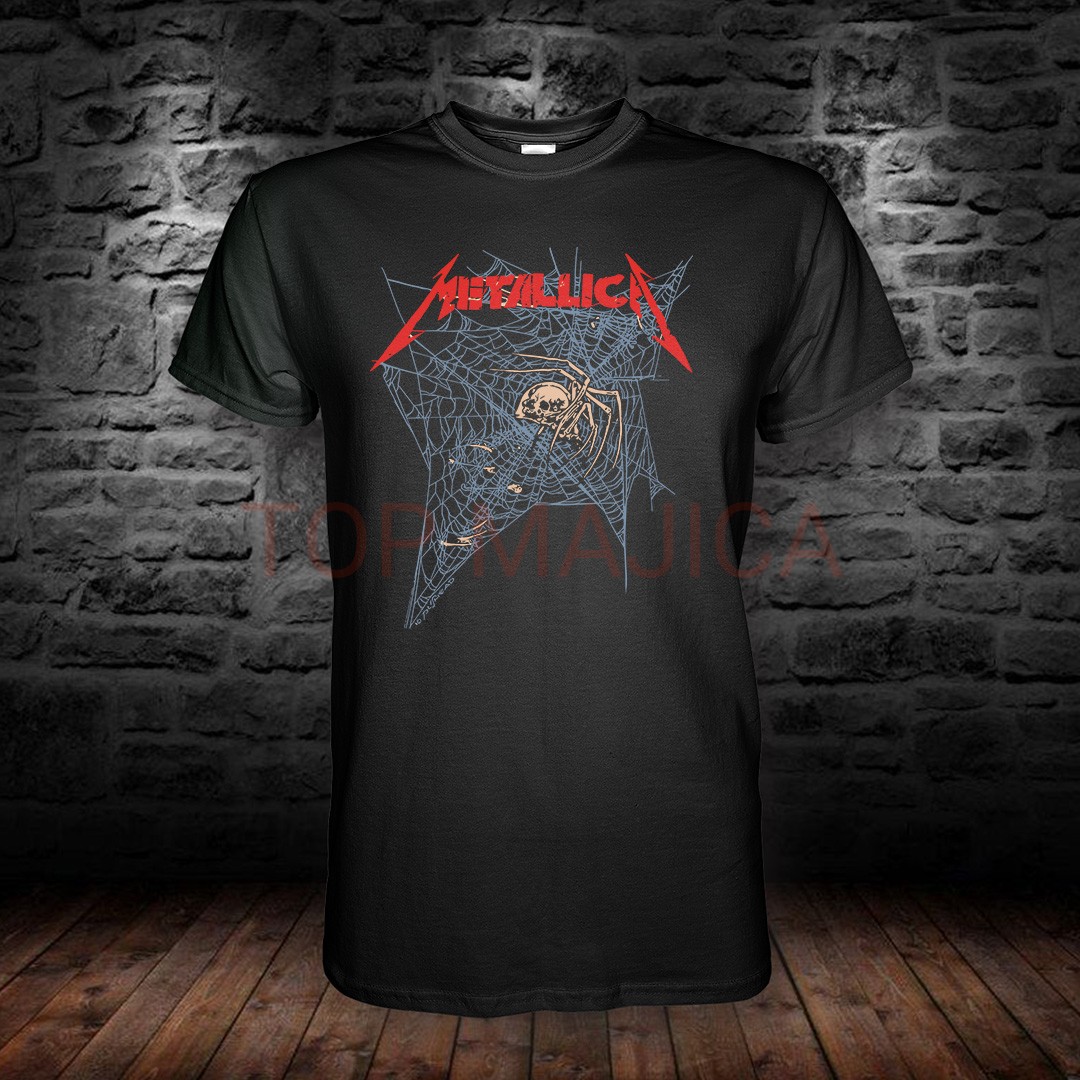 Metallica spider majica crna metallica blk majica top