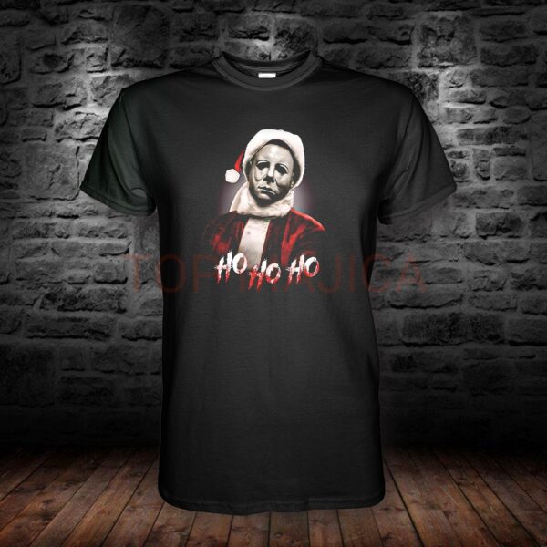 Michael Myers Ho Ho Ho - Majica crna