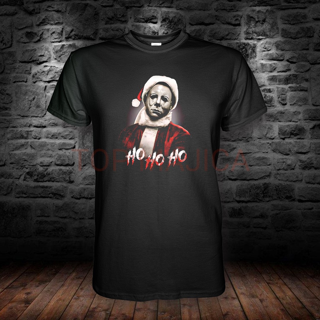 Michael Myers Ho Ho Ho - Majica crna michael myers ho ho ho