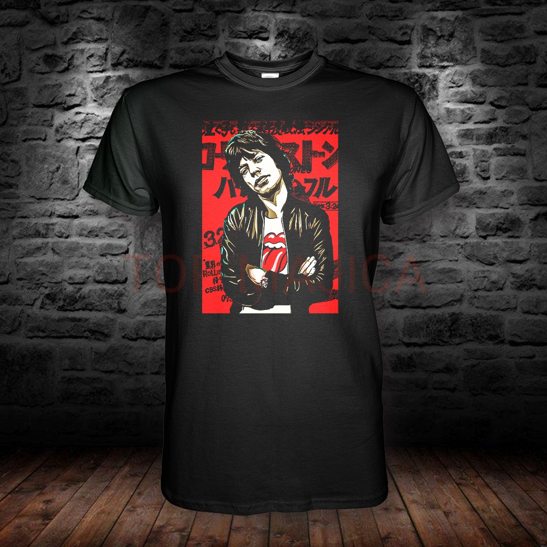Rolling Stones Mick Jagger - Majica crna mick jagger rolling stones crna majica