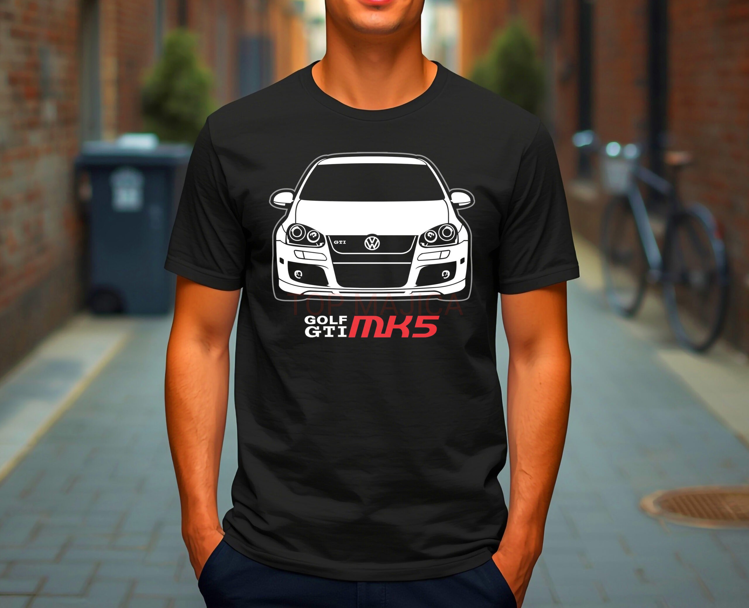 Volkswagen MK5 GTI white - Golf 5 - Majica crna mk5 gti scaled