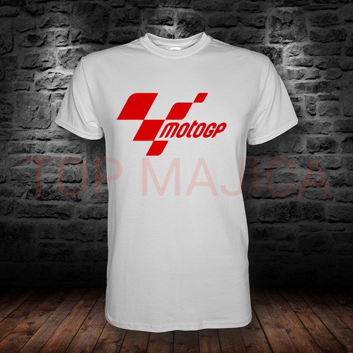 moto gp majica logo crveni Moto GP logo - Majica bela moto gp majica logo crveni