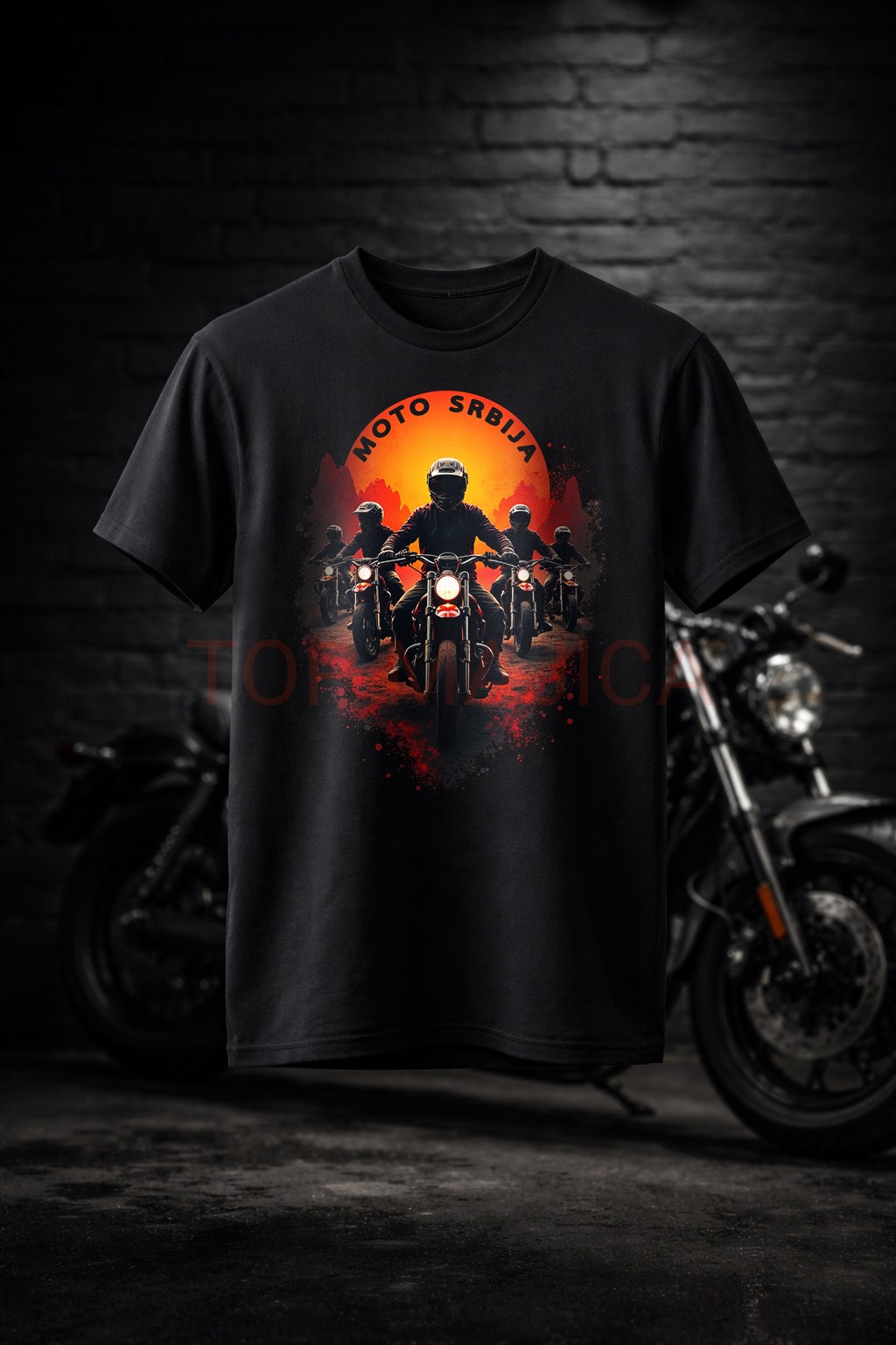 moto srbija majica Moto Srbija - Majica crna moto srbija majica