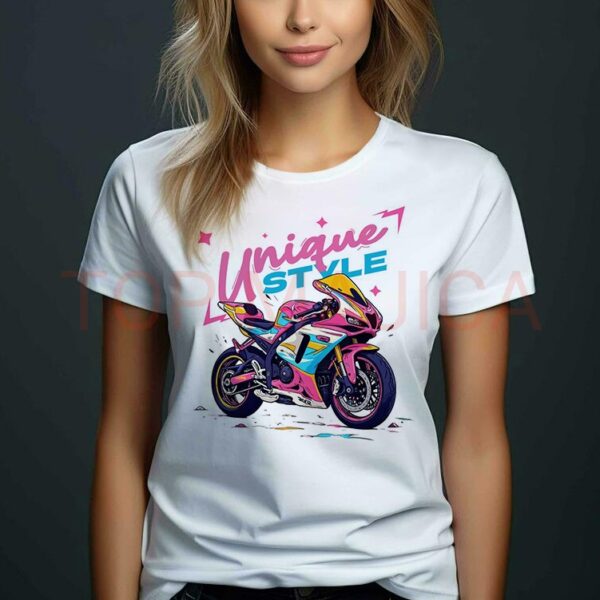 Uniquw style - Majica moto bela