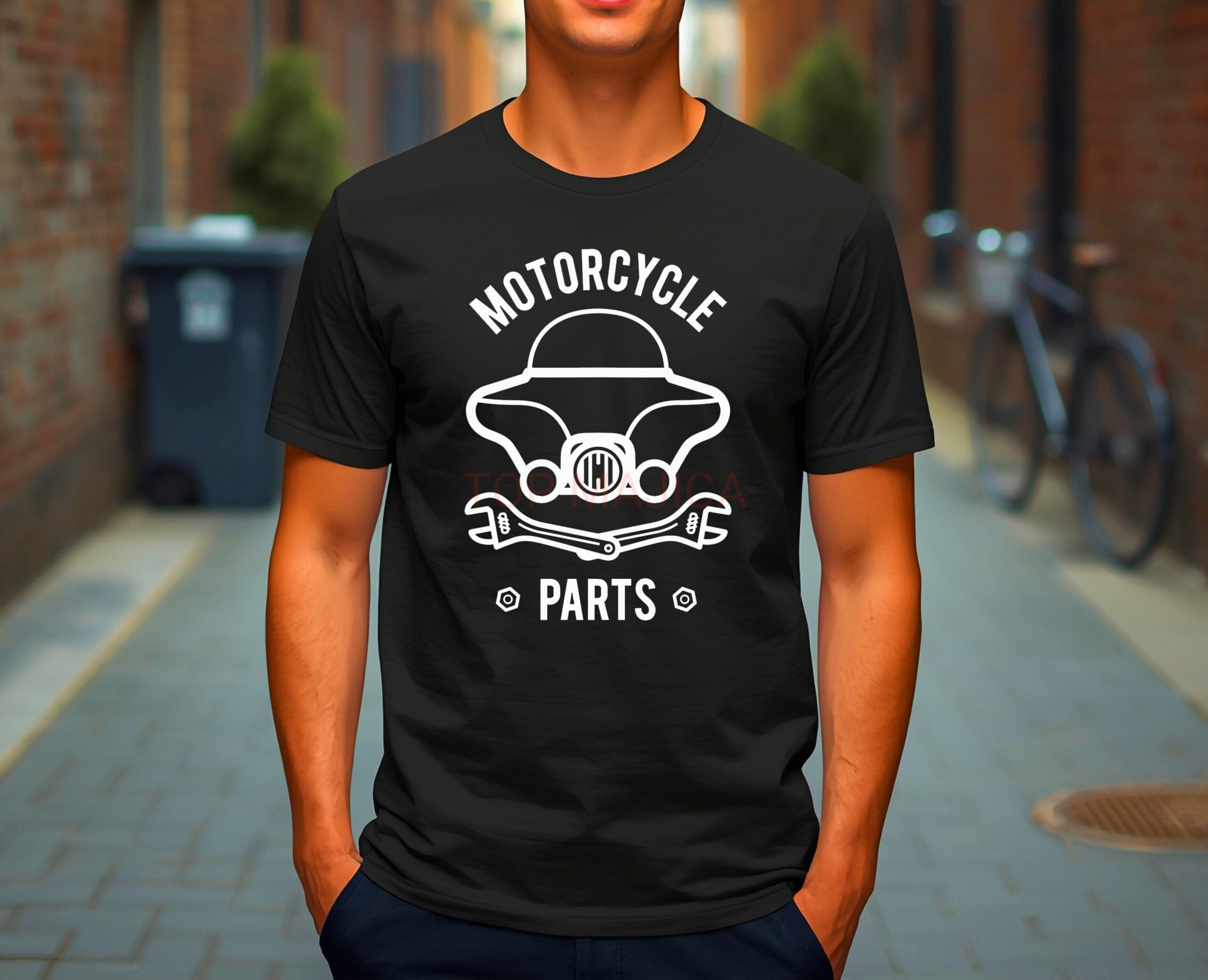 Motorcycle parts - Majica moto crna motorcycle parts majica scaled