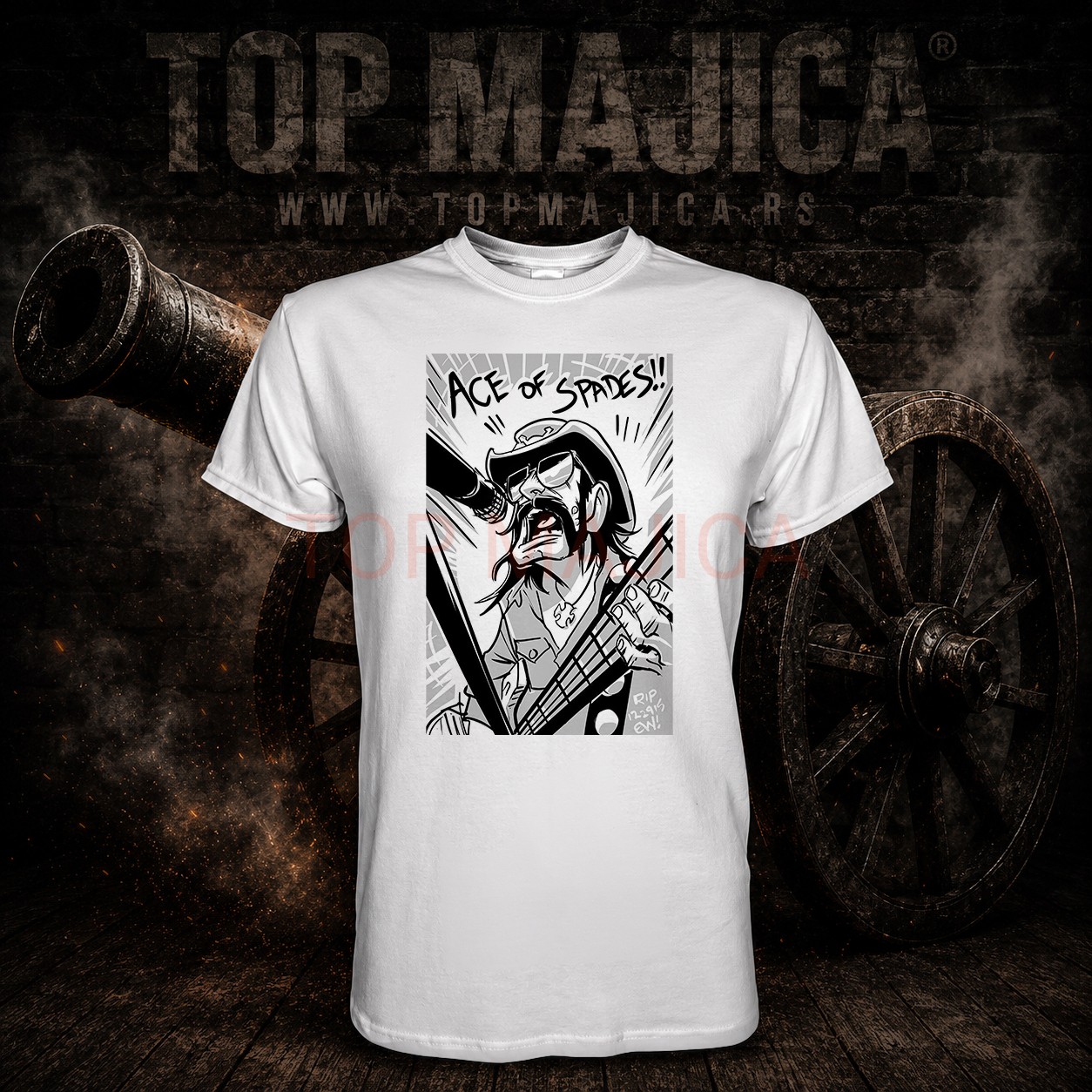 Motorhead - Ace of Spades - Majica bela motorhead Ace of Spades majica bela