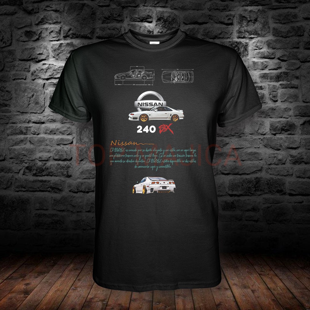 Nissan 240SX - Majica crna nissan 240SX majica