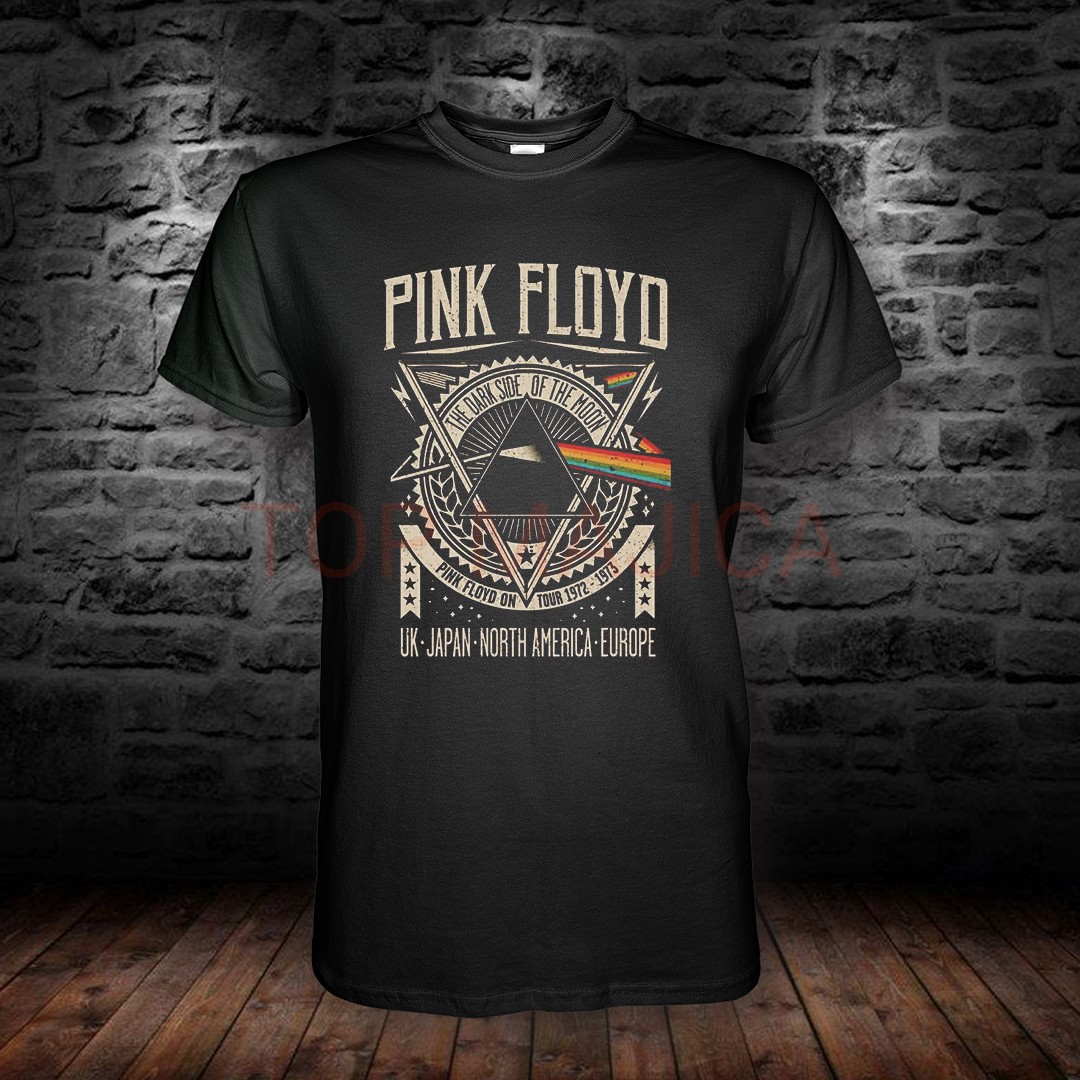 Pink Floyd majica crna classic pink f crna top