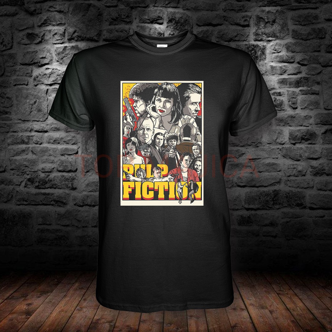 Pulp Fiction all - Majica crna pulp fiction crna majica