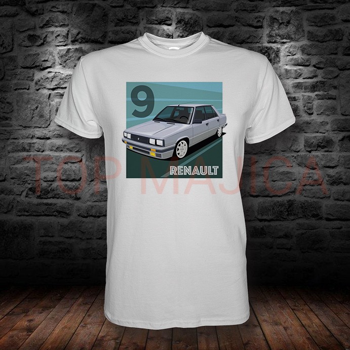 Renault - Reno 9 - Majica bela renault 9 bela