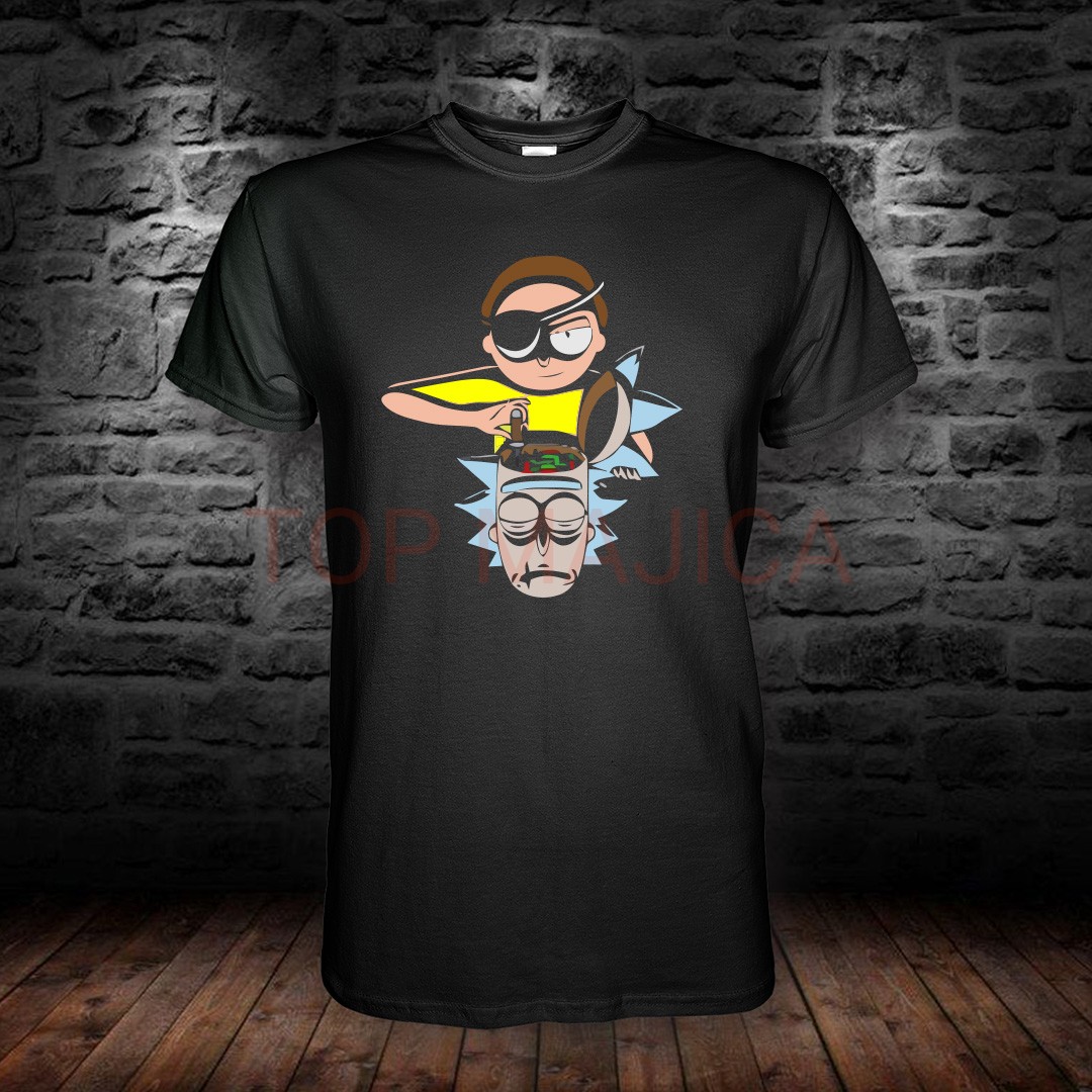 Rick and Morty screw - Majica crna rick and morty screw crna