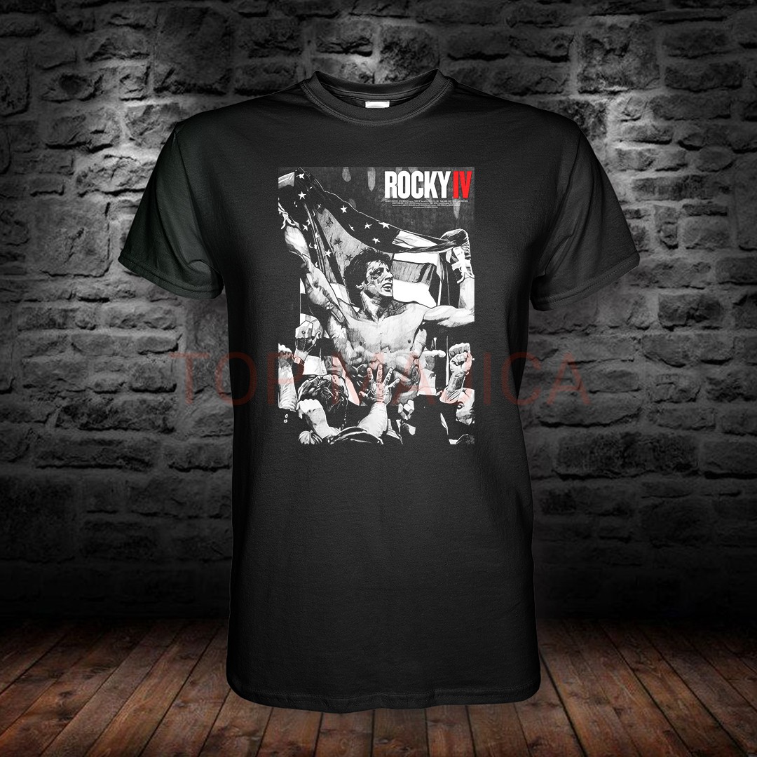 rocky IV majica Rocky Balboa - Rocky IV majica crna rocky IV majica