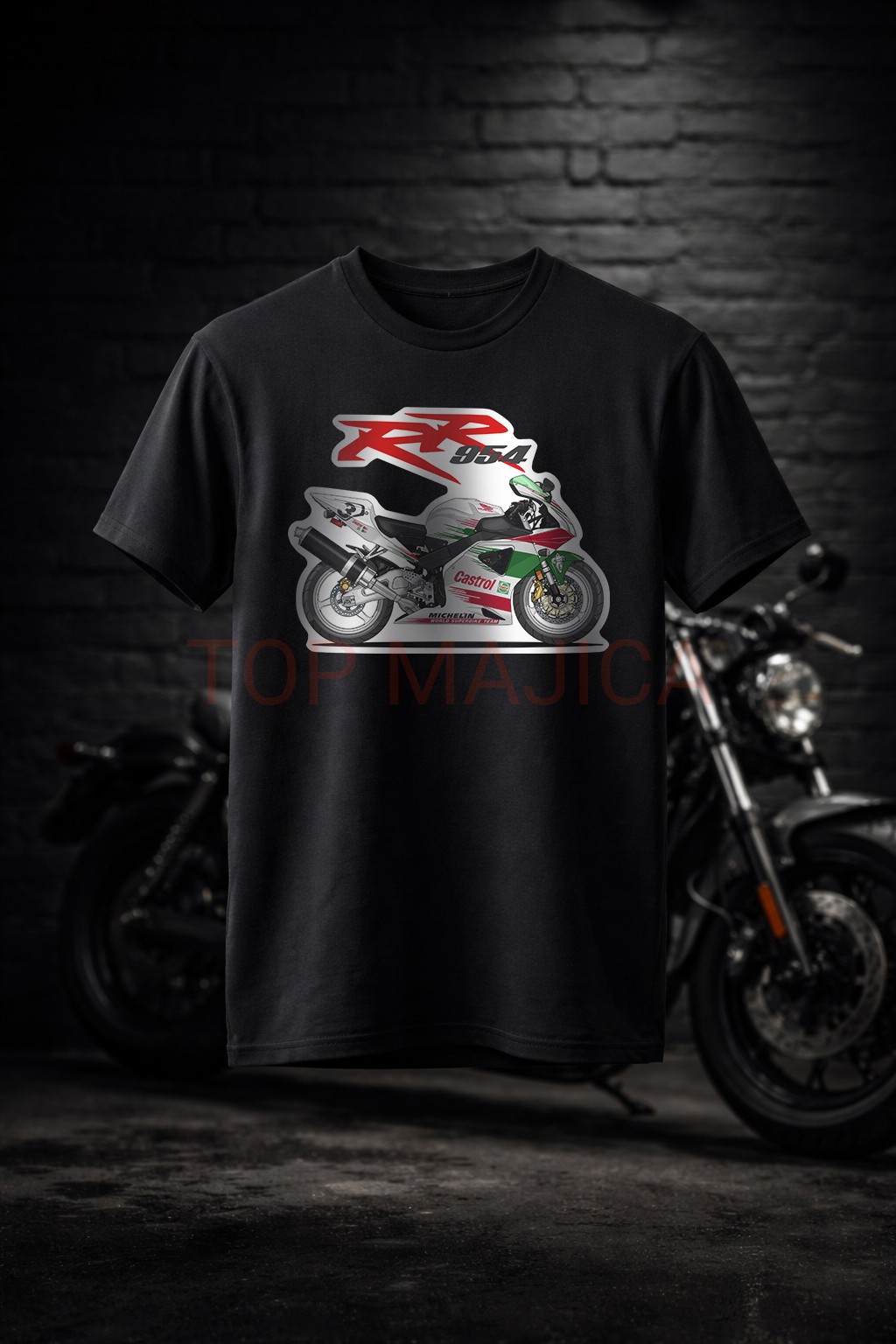 Honda CBR954RR Castrol - Majica crna rr insta