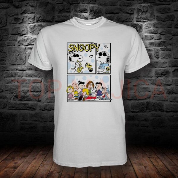 Snoopy family - Majica bela