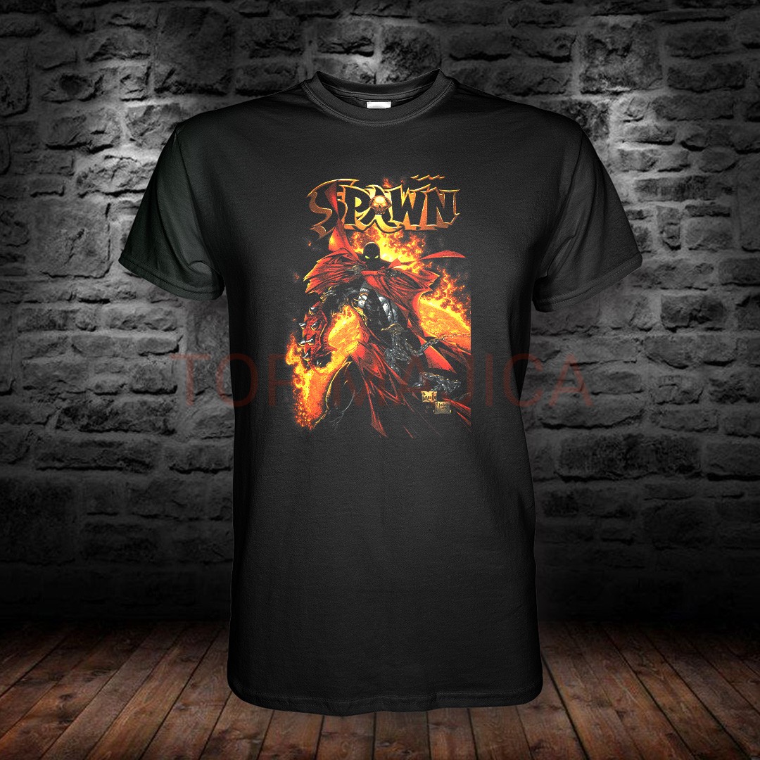 Spawn flame - Majica crna spawn flame