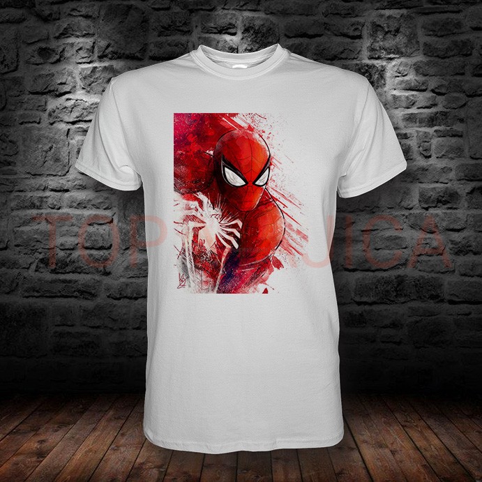 spiderman art top majica Spiderman art - Majica bela top spiderman art top majica