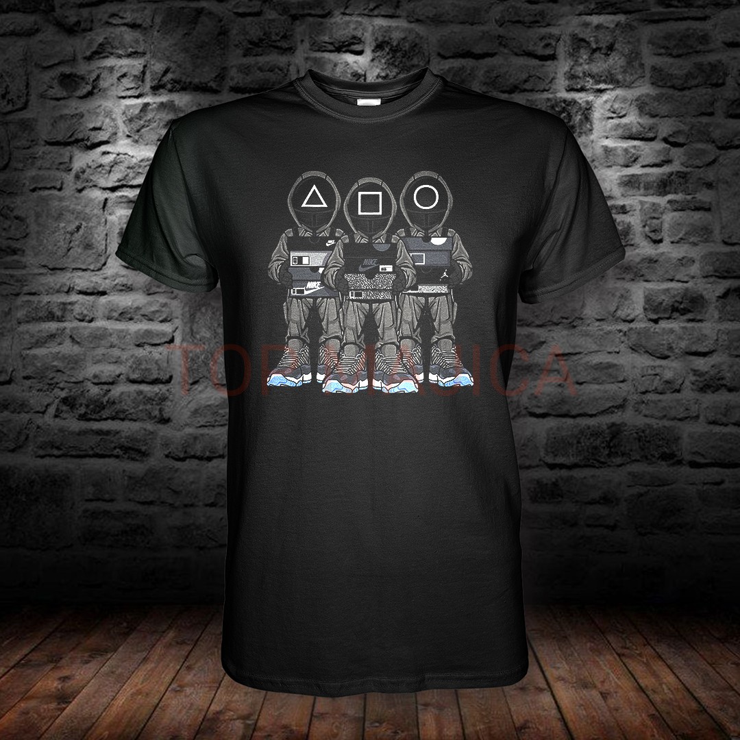 squid games nike edition majica Squid Game - Majica crna u svim velicinama squid games nike edition majica