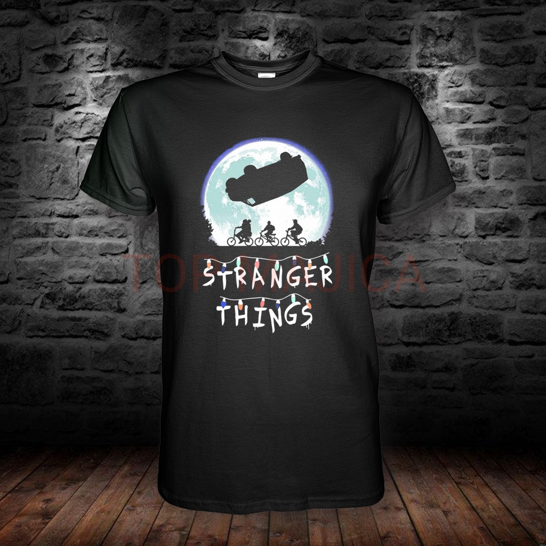 stranger things crna Stranger Things holly jolly - Majica crna stranger things crna