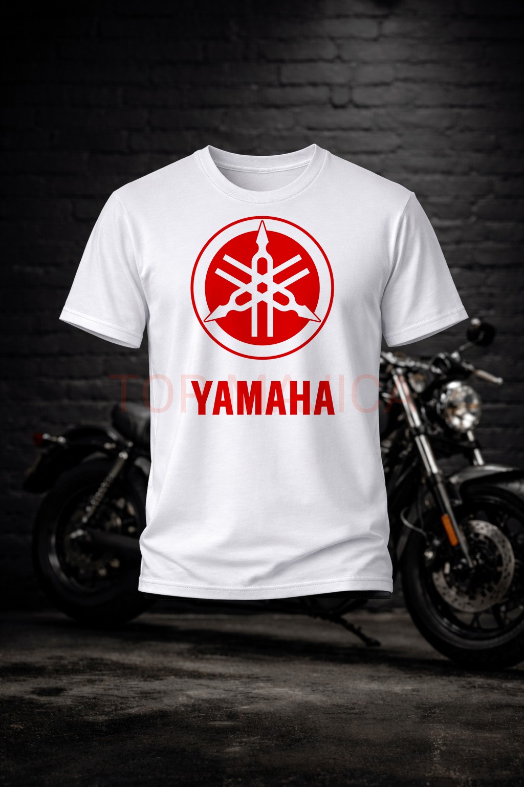 Yamaha Logo - Majica bela t3