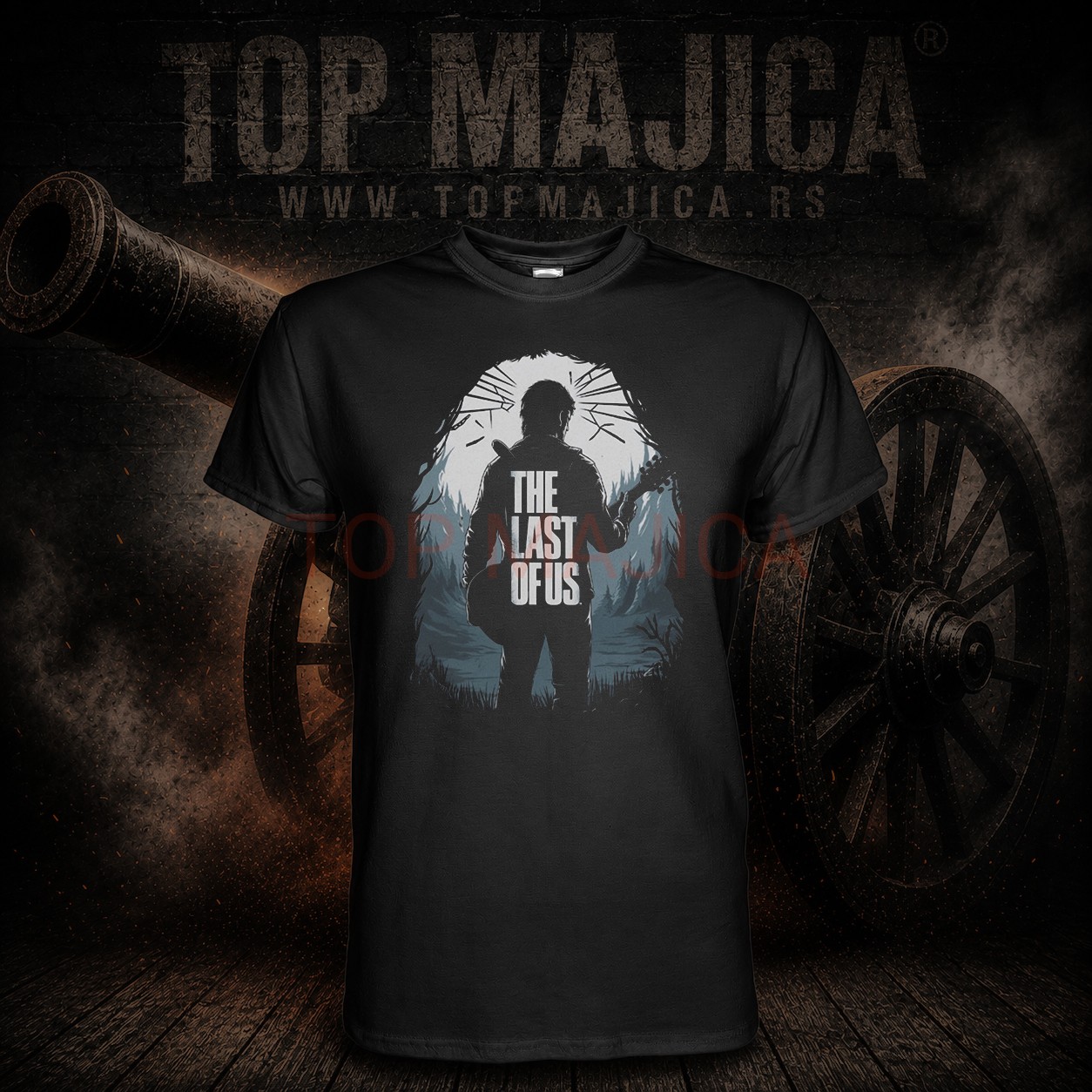the last of us top crna majica The last of us - Majica top crna the last of us top crna majica