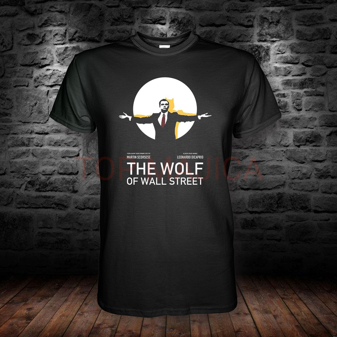The wolf of the wall street - Majica crna u svim velicinama the wolf of wall street crna top majica