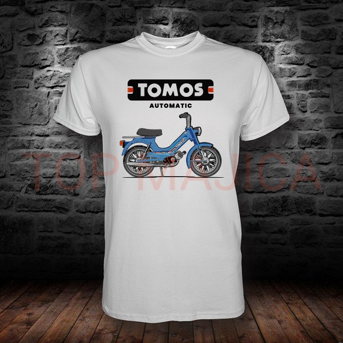 tomos top majica Tomos plavi - Majica bela tomos top majica