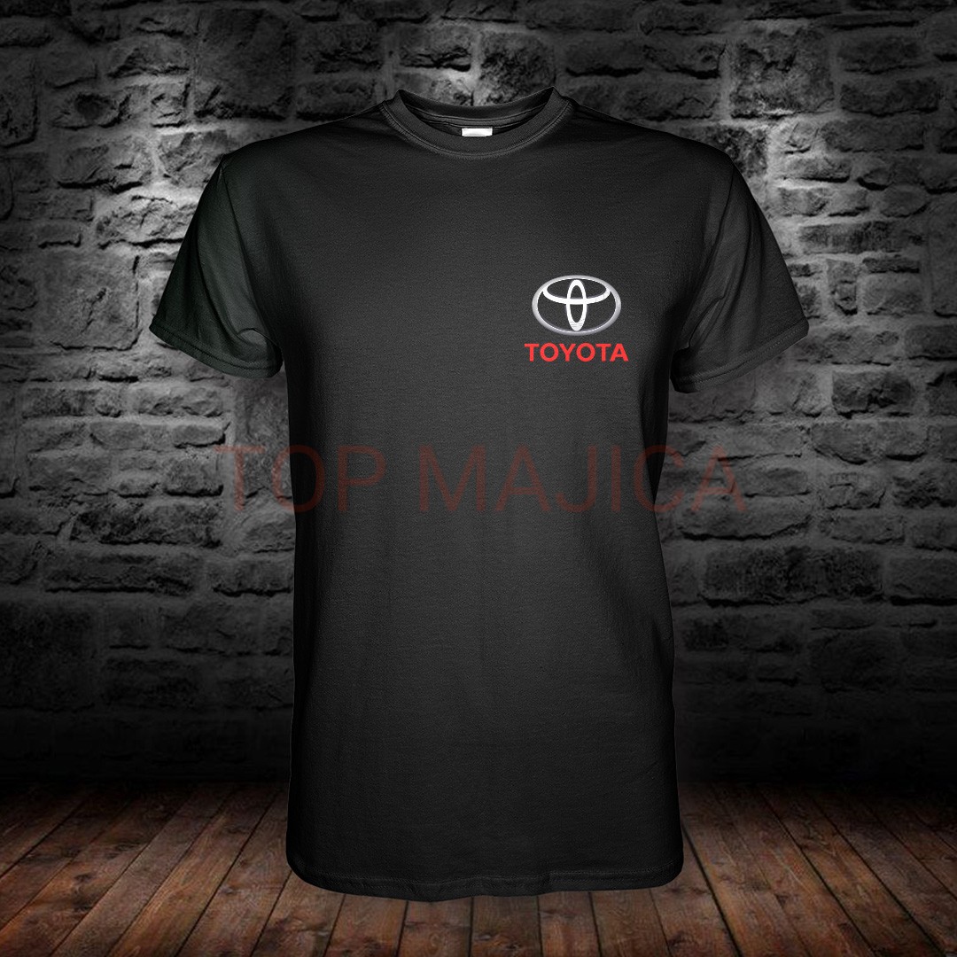 Toyota mini logo - Majica crna toyota mali logo majica