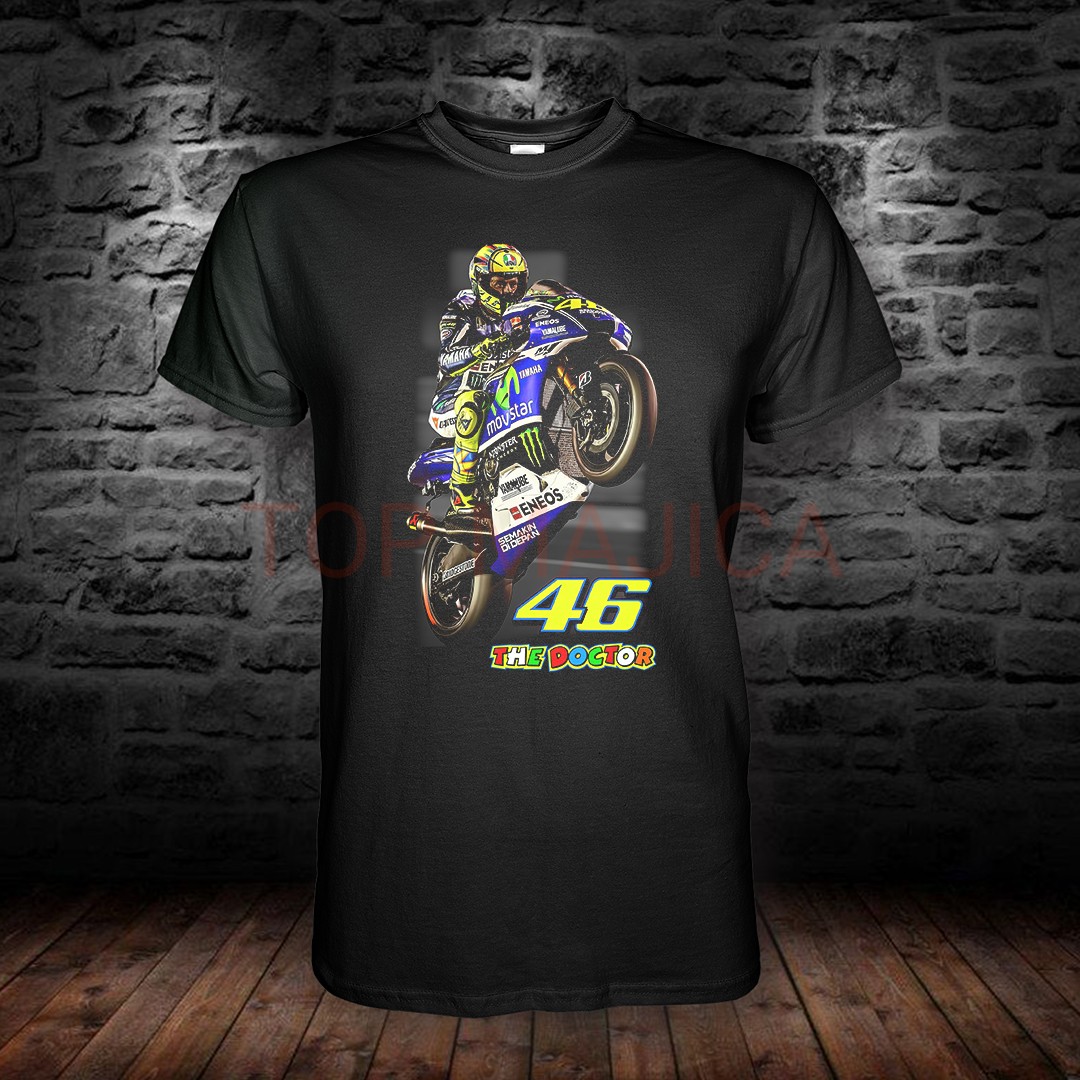 Valentino Rossi - The Doctor 46 - Majica crna vale 46 top majica crna
