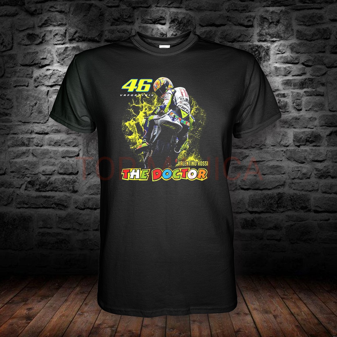 valentino doctor 46 crna top majica Valentino Rossi art - Majica crna u svim velicinama valentino doctor 46 crna top majica