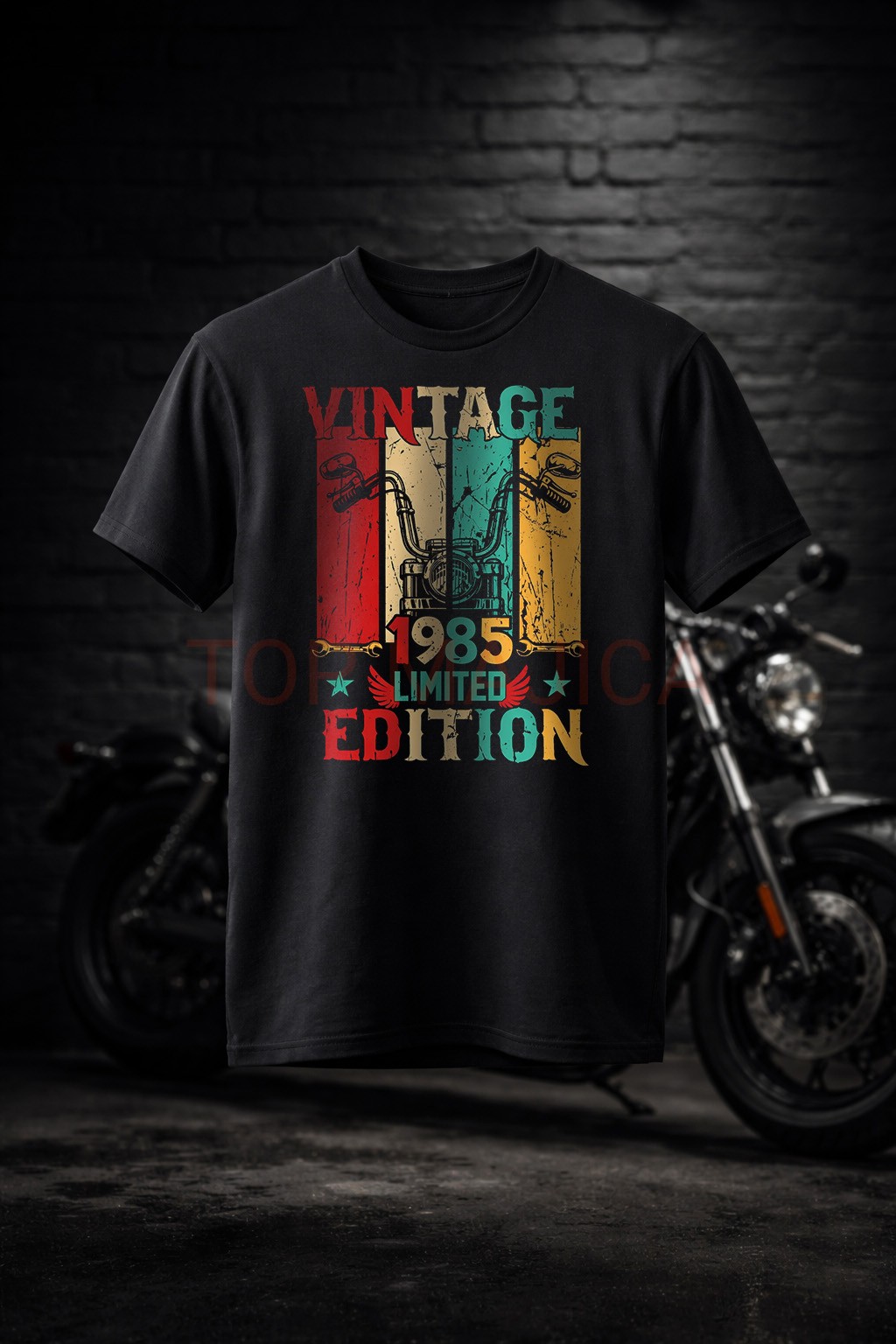vintage 1985 Vintage 1985 - Majica crna vintage 1985