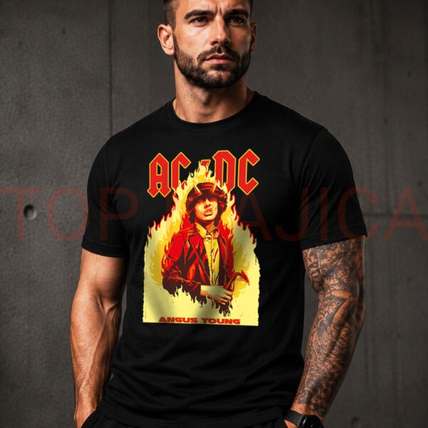 AC DC Angus Young majica crna