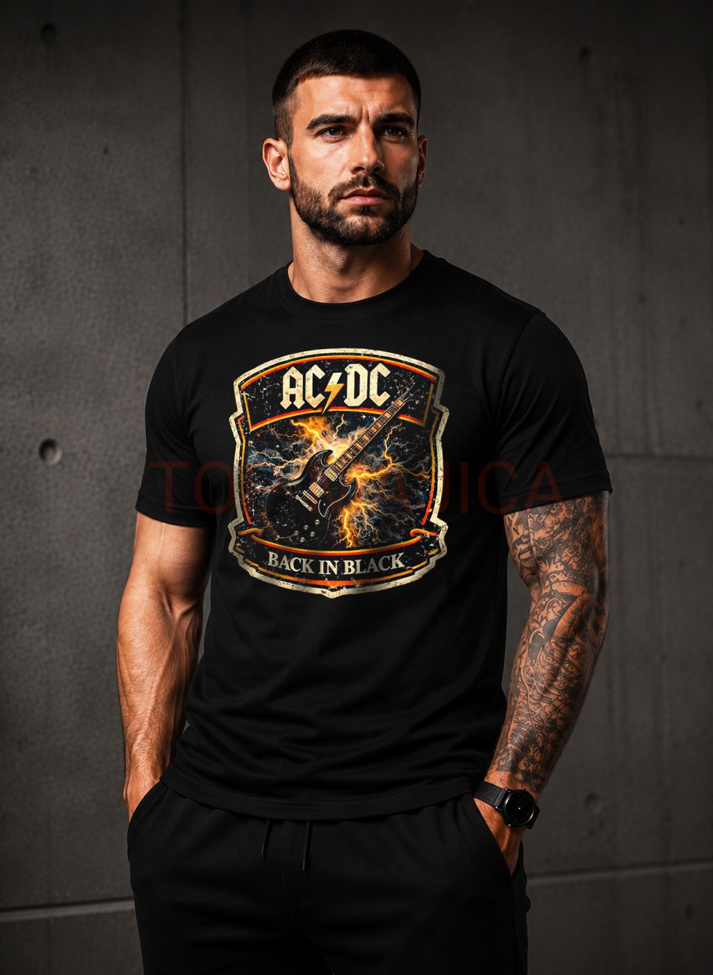 AC DC back in black retro majica AC DC back in black retro majica AC DC back in black retro majica