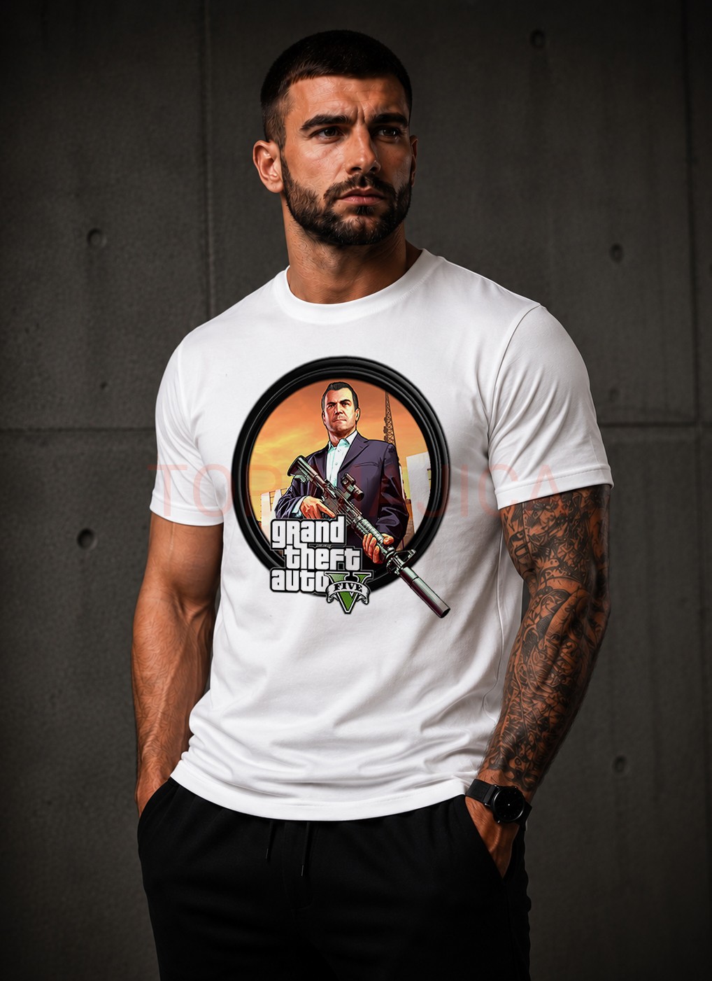 GTA V Michel majica bela GTA V Michel majica bela